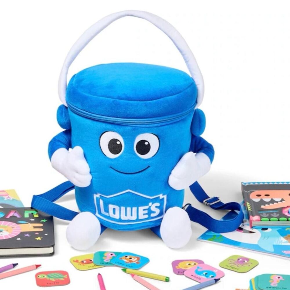 Lowe's Blue Bucket Backpack